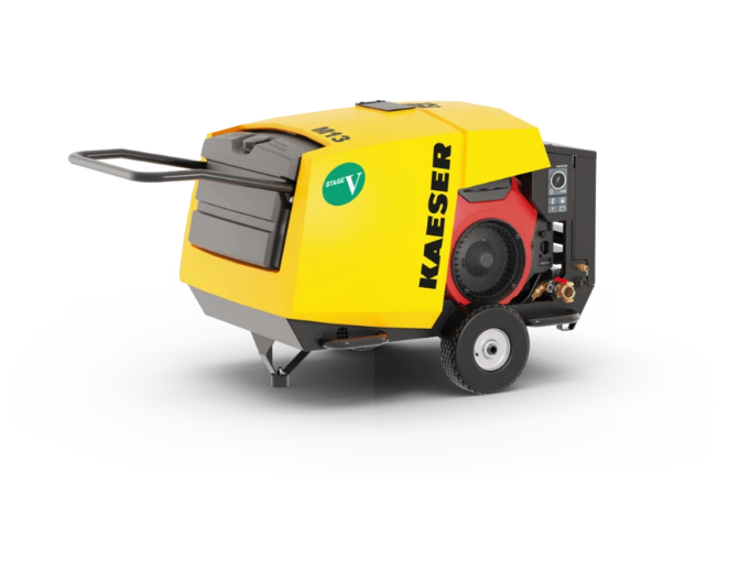 Motocompressori d'aria portatili carrellati